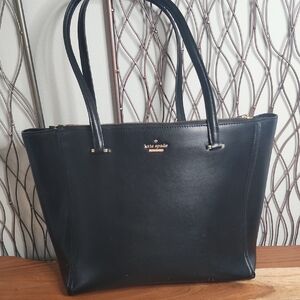 Kate Spade Black Leather Tote